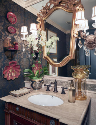 Interior design of bathrooms by Terry Lowdermilk Interiors